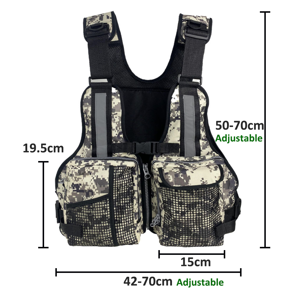 Fishing Vest - Çoklu Cepli Açık Hava Balıkçılık Yeleği
