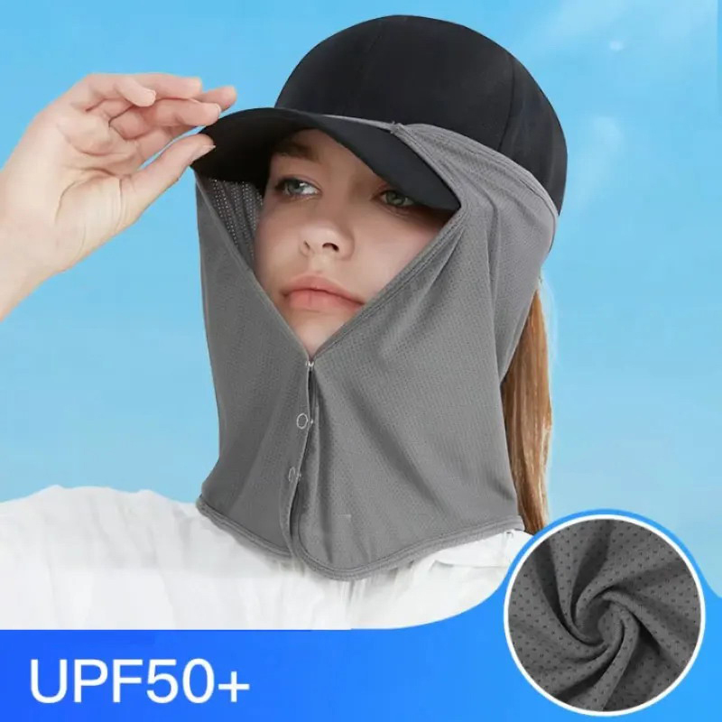 Fishing Mask Sun Protection - Çabuk Kuruyan balıkçı şapkası Yüz Boyun