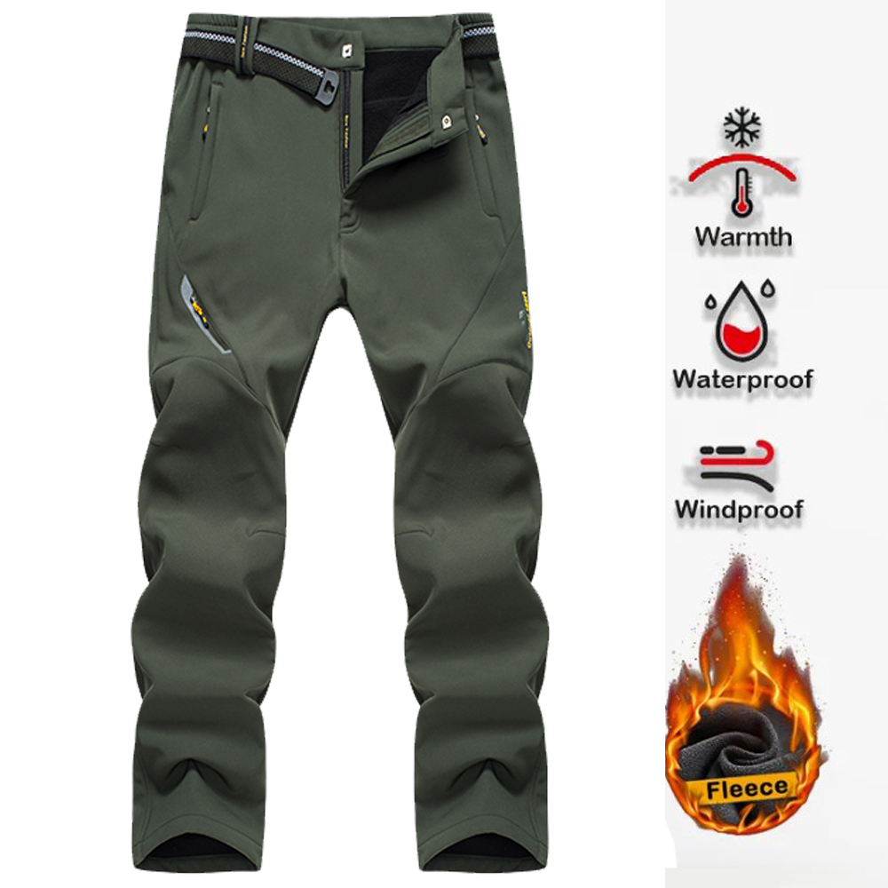 Fishing Pants Waterproof - Erkek yürüyüş pantolonu Softshell açık pantolon