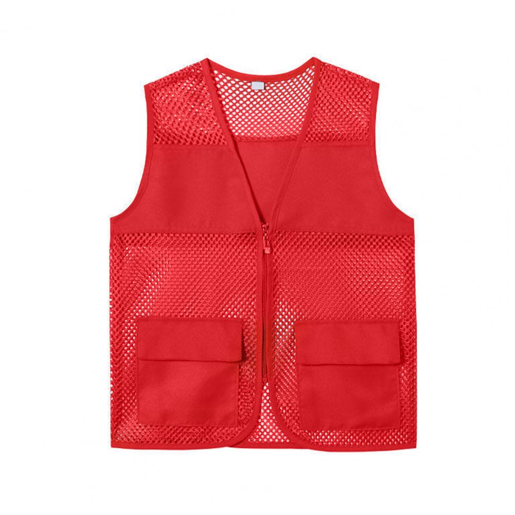 Fishing Vest - Balıkçı yeleği oyuk fermuarlı çift cepli