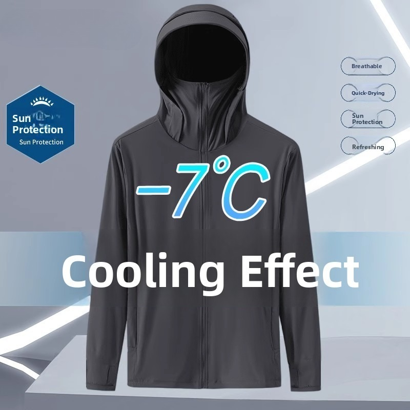 Fishing Hoodie - Yaz Buz Ipek Ince Kapşonlu UV