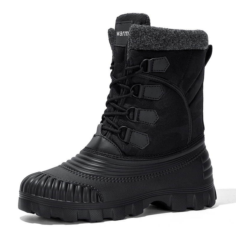 Fishing Boots - Kışlık Erkek Orta Boy Botlar Kalın