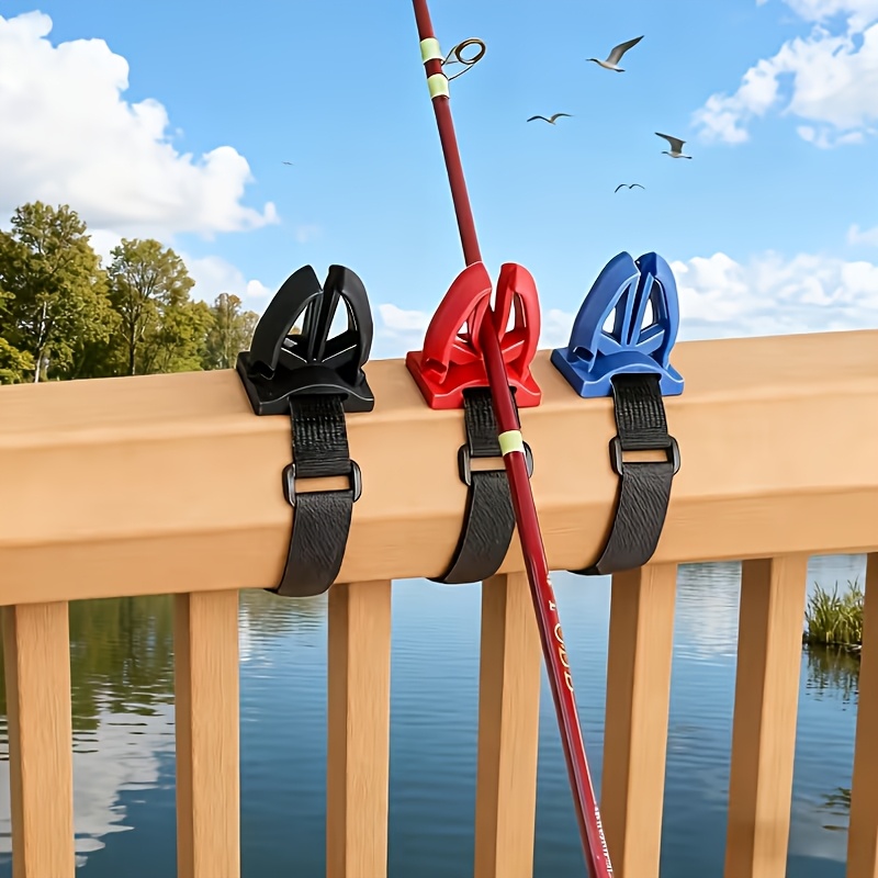 Fishing Belt - Olta Braketi, Ayarlanabilir Askılarla Donatılmış, ABS