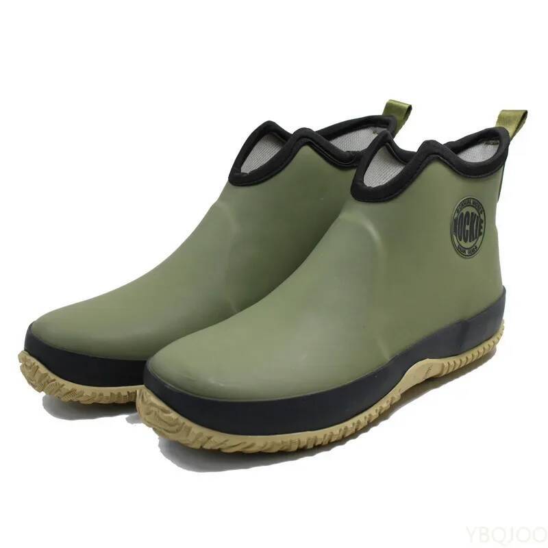 Fishing Boots - Erkek Kaymaz Yağmur Su Geçirmez Kauçuk