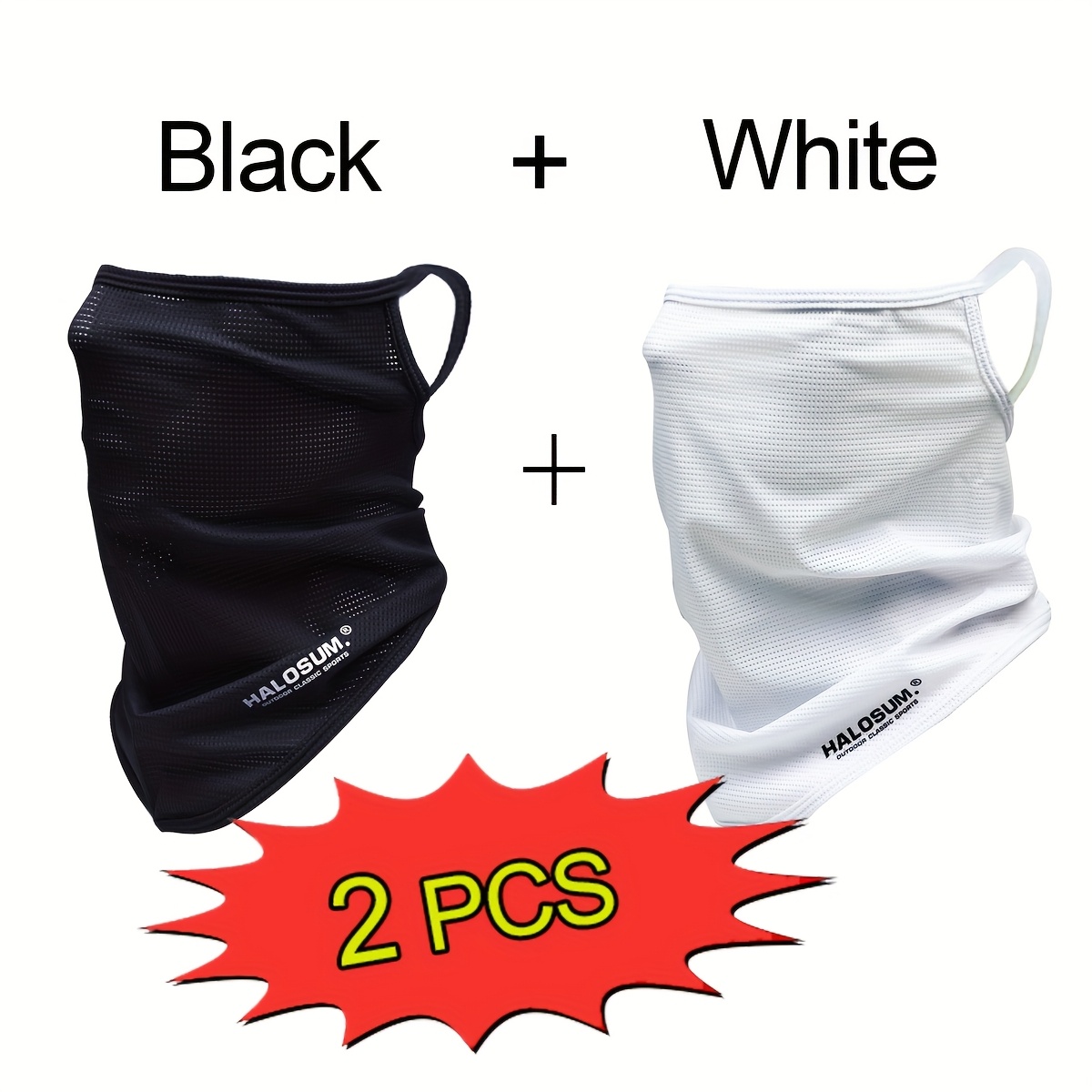 Fishing Mask Sun Protection - 1/2 adet buz ipek yüz maskesi