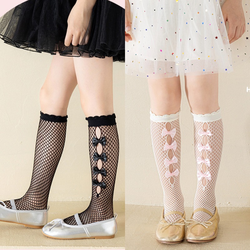 Fishing Socks - Çocuklar için Lolita Hollow Çoraplar Bebek