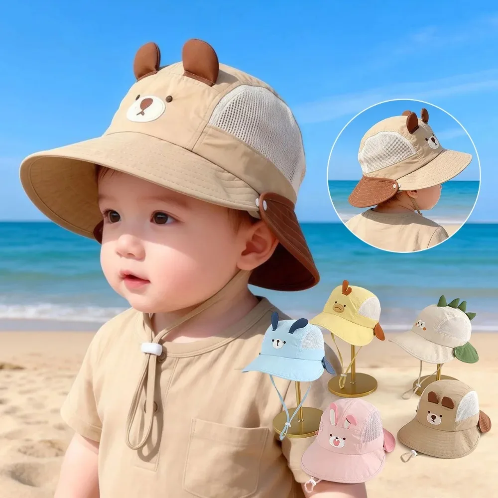 Fishing Hat - Sevimli Karikatür Bebek Balıkçı Şapkası Yaz