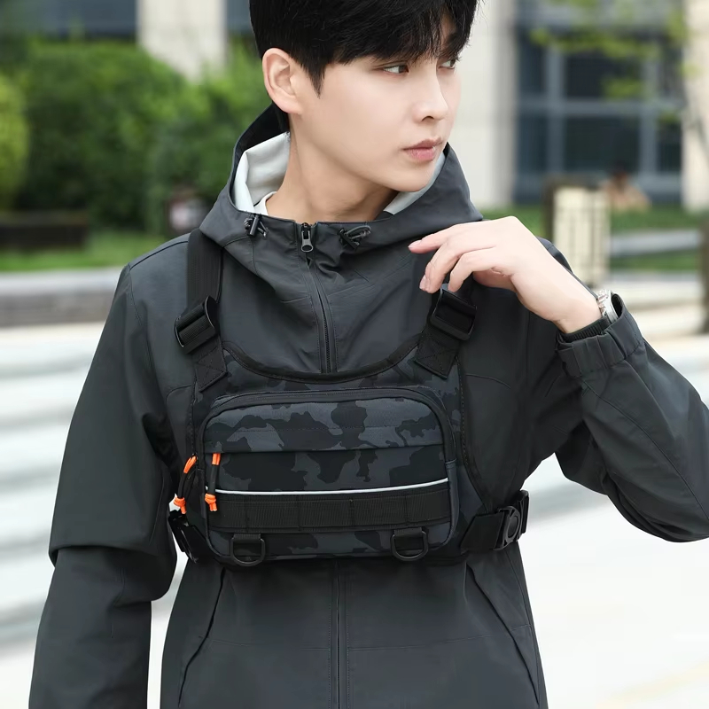 Fishing Backpack - Bisiklet Ön Göğüs Yeleği Taktik Sırt