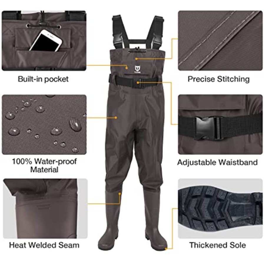 Botlu Göğüs Boyu Çizme, 2 Katm - Fishing Waders incelemesi ve fiyatı