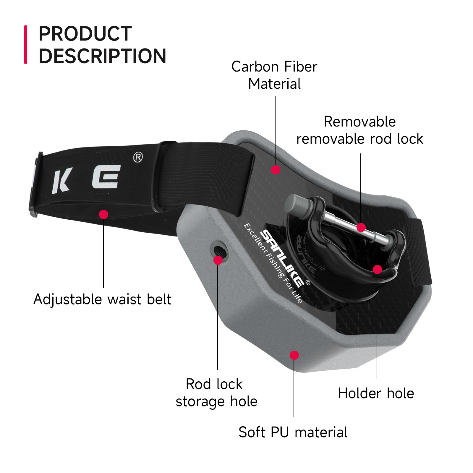 SANLIKE balıkçılık mücadele ke - Fishing Belt incelemesi ve fiyatı