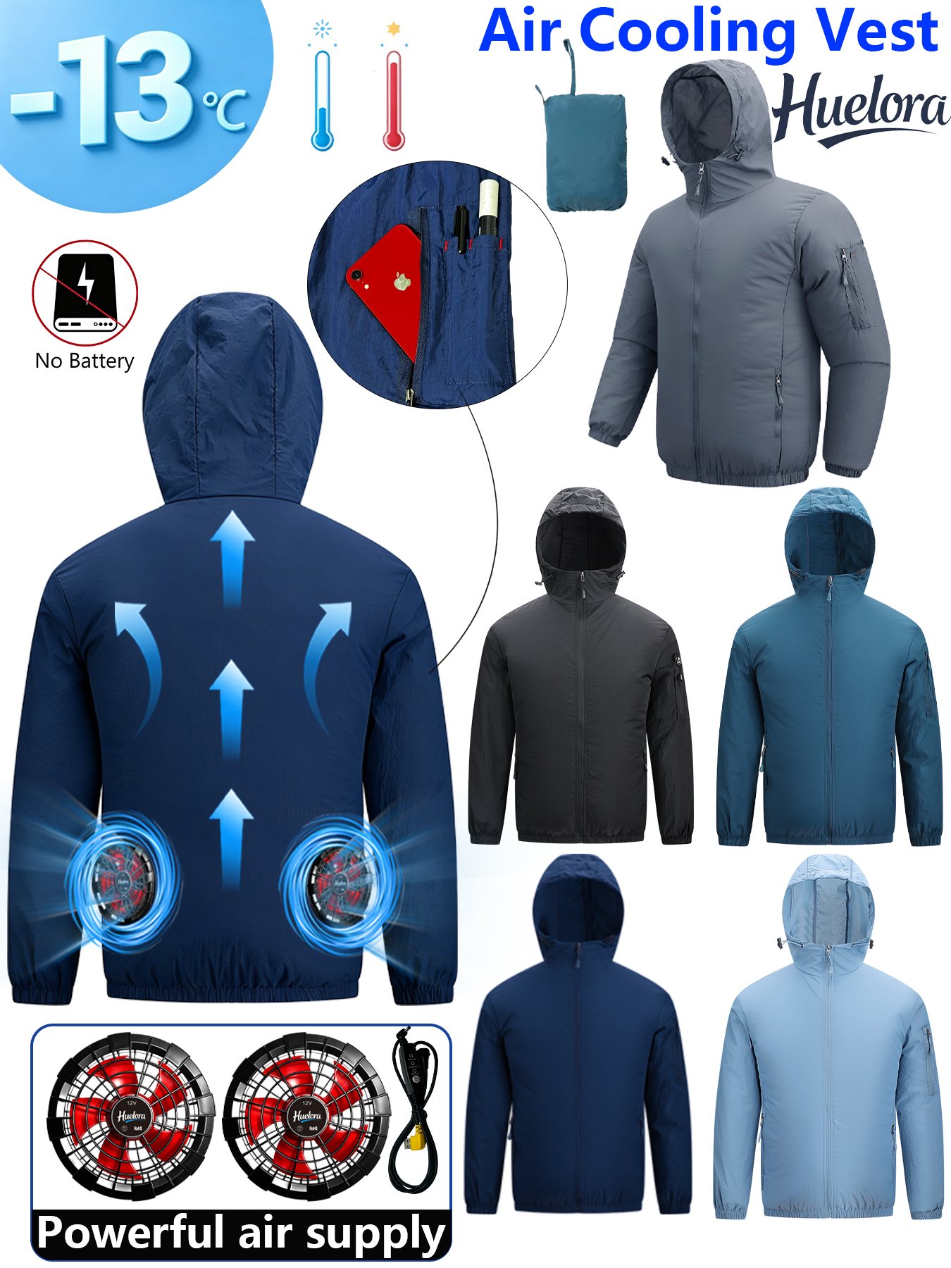 Erkekler için Kapüşonlu USB So - Fishing Hoodie incelemesi ve fiyatı