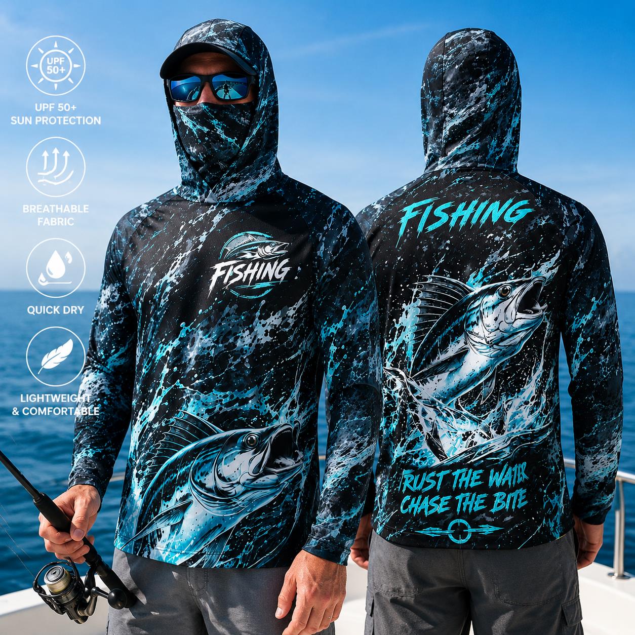 Erkek Kapüşonlu Balıkçı Gömleğ - Fishing Hoodie incelemesi ve fiyatı