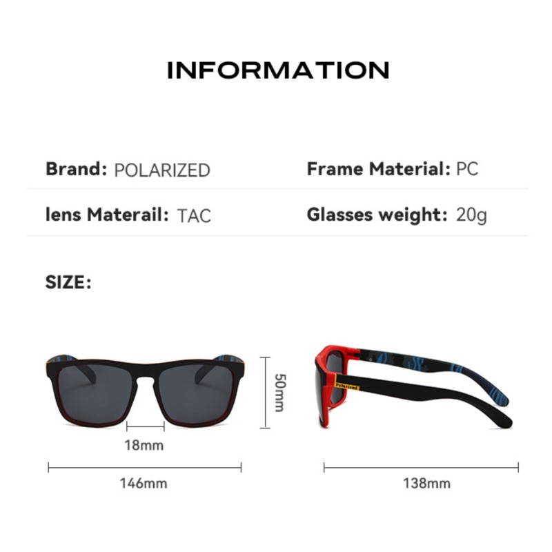 Moda Vintage Kare Polarize Gün - Fishing Sunglasses Polarized incelemesi ve fiyatı