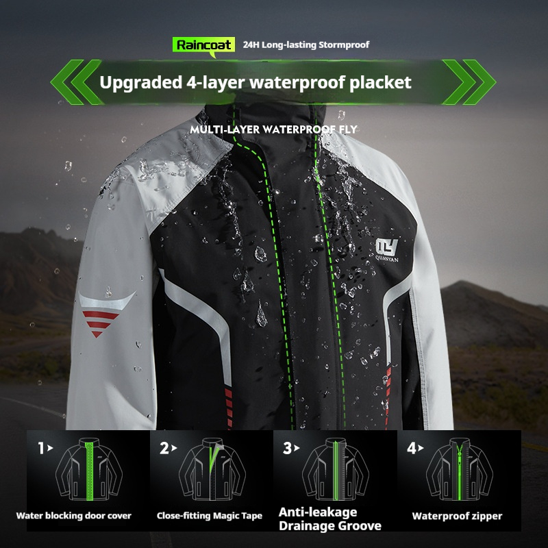 Bisiklet özel kıyafeti motosik - Fishing Rain Suit incelemesi ve fiyatı