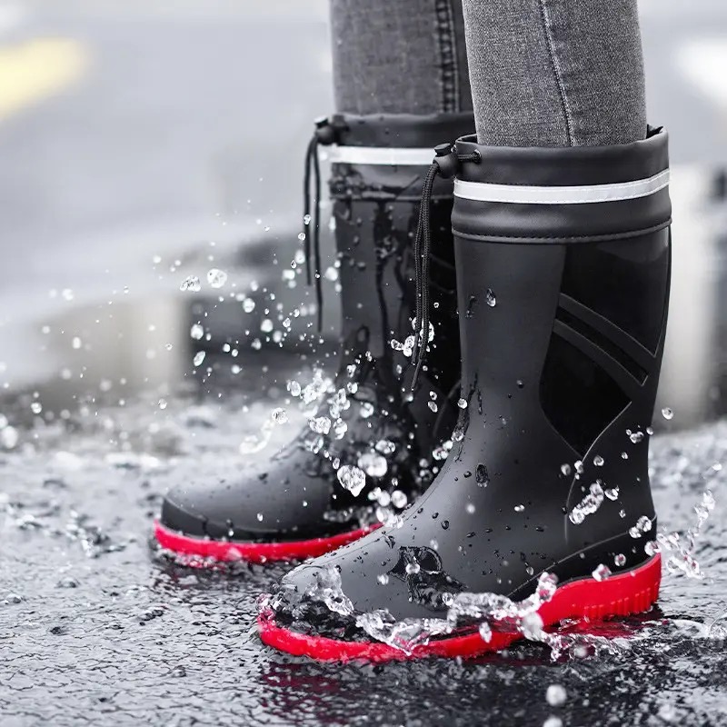 Moda erkek Orta Tüp Yağmur Bot - Fishing Waders incelemesi ve fiyatı