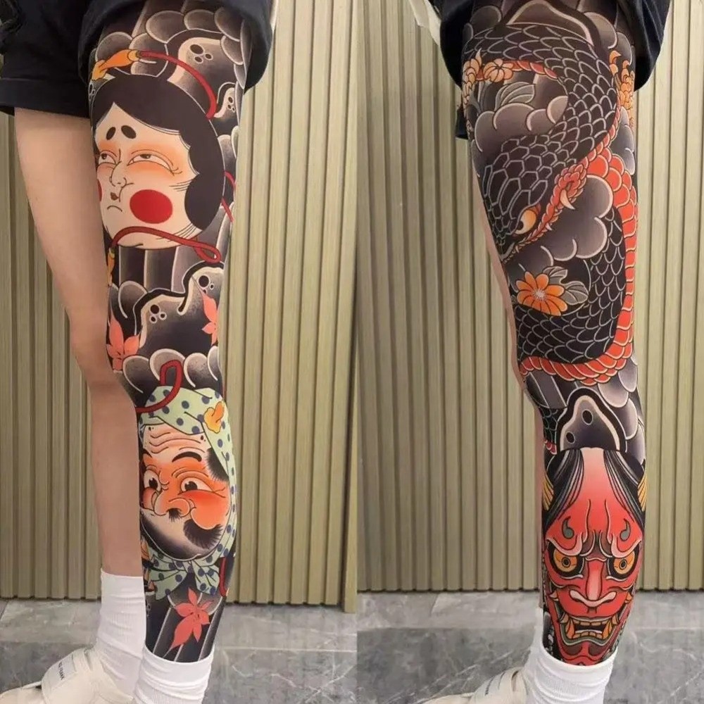 Yeni Tam Bacak Sahte Dövme Çor - Fishing Socks incelemesi ve fiyatı