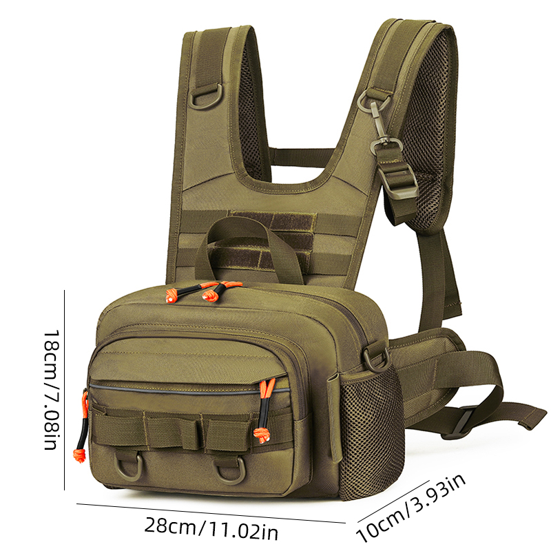 Erkekler Göğüs Çantası Taktik  - Fishing Backpack incelemesi ve fiyatı
