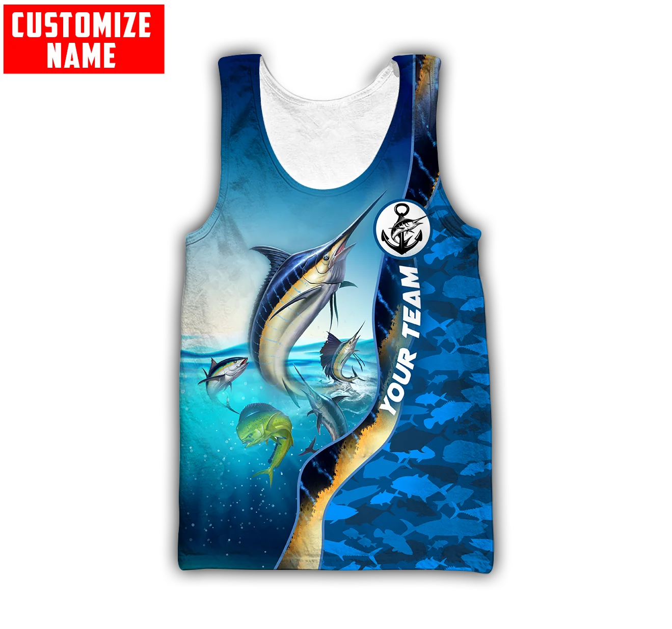Özel ad Mahi mahi balıkçılık 3 - Fishing Vest incelemesi ve fiyatı